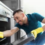 limpieza del horno en tres pasos